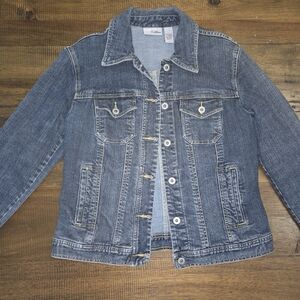 Chicos Platinum Denim Jacket